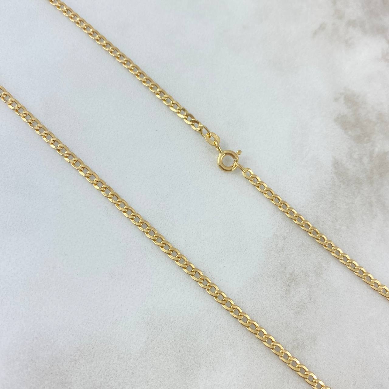 Cadena Cubana 5.55gr / 60cm / Oro Amarillo +1 18K
