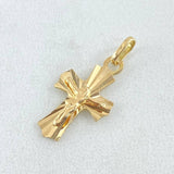 Dije Crúz Cristo 0.75gr / 2.2cm / Oro 18K ©