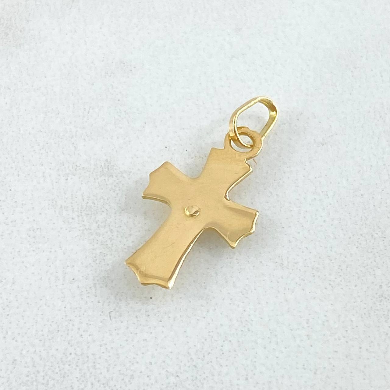 Dije Crúz Cristo 0.75gr / 2.2cm / Oro 18K ©