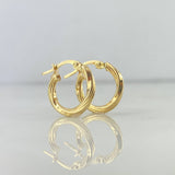 Candongas Kris 1.15gr / 1.5cm / Oro Amarillo