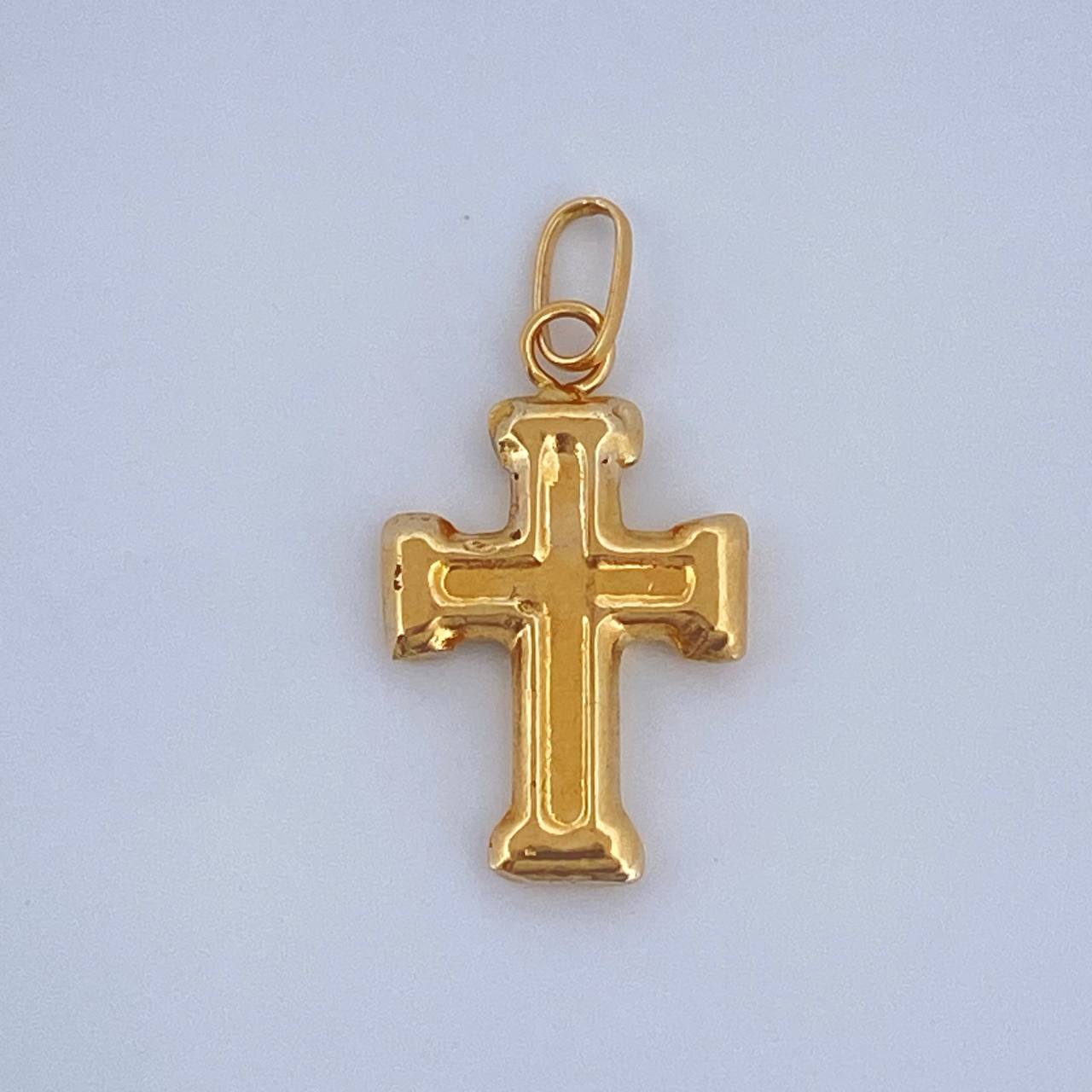 Dije Cruz 0.4gr / 1.8cm / Oro Amarillo 18K %