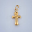 Dije Cruz Egipcia 0.3gr / 2cm / Oro Amarillo 18K $