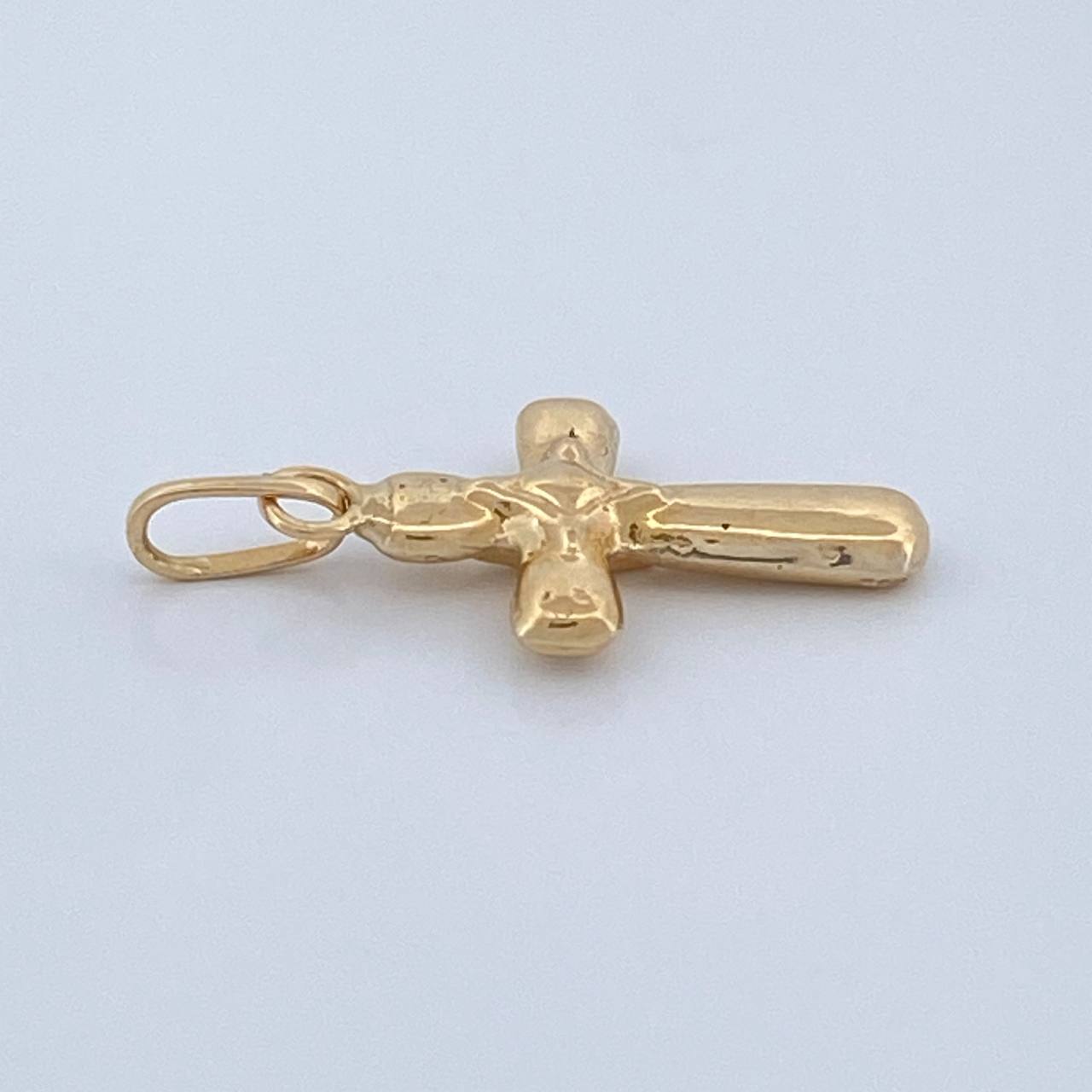 Dije Cruz Estrella 0.3gr / 1.7cm / Oro Amarillo 18K $