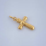 Dije Cruz Estrella 0.3gr / 1.7cm / Oro Amarillo 18K $