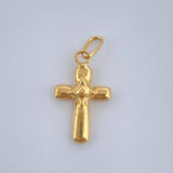 Dije Cruz Estrella 0.3gr / 1.7cm / Oro Amarillo 18K $