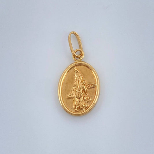 Dije San Miguel 0.5gr / 2cm / Oro Amarillo 18K $