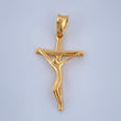 Dije Cruz Cristo 1.2gr / 2.8cm / Oro Amarillo 18K $