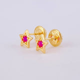 Topos Estrella 0.75g / in / 4.4mm Oro Amarillo 18K