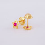 Topos Estrella 0.75g / in / 4.4mm Oro Amarillo 18K