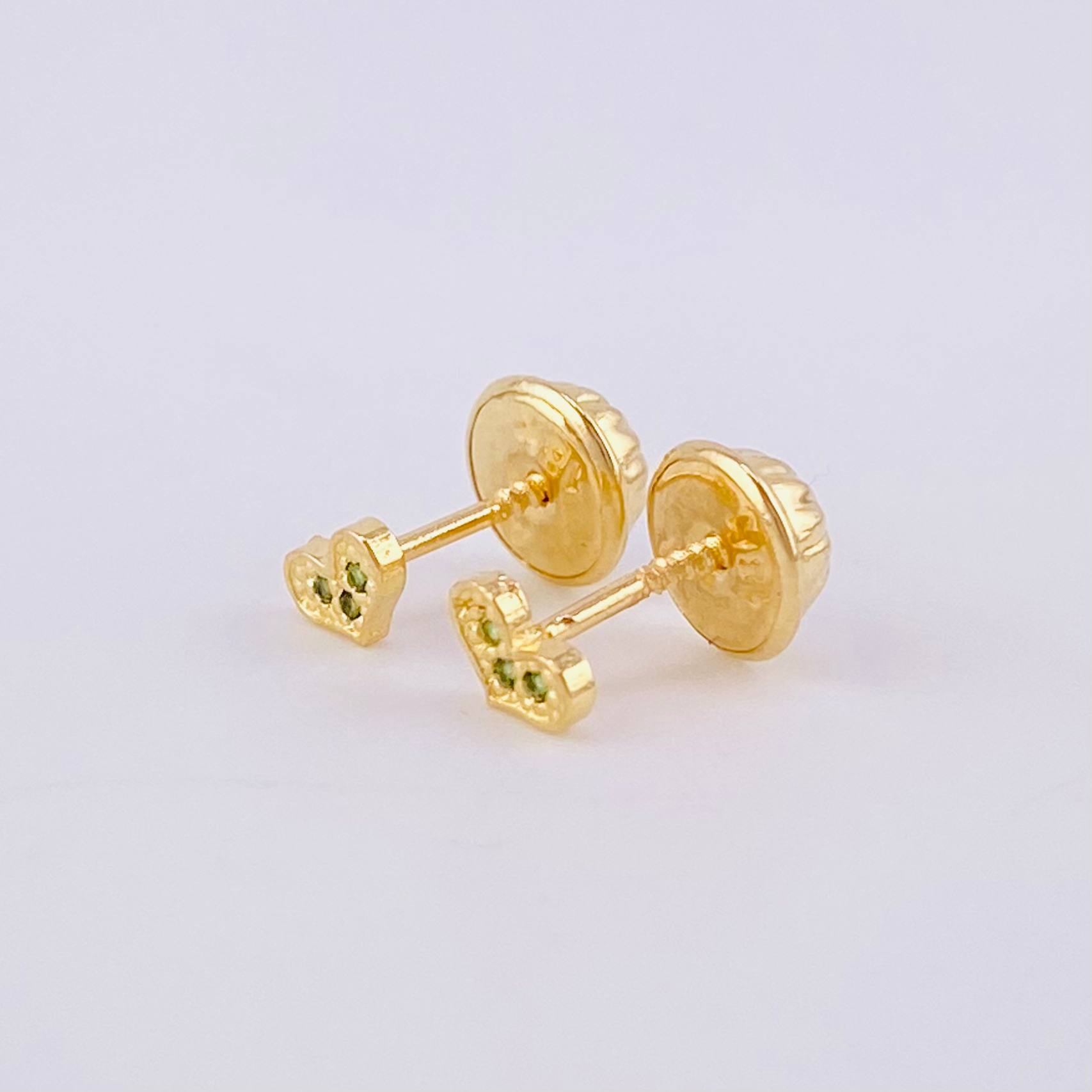 Topos Corazón 0.5g / in / 1.3mm Oro Amarillo 18K