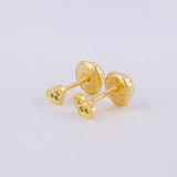 Topos Corazón 0.5g / in / 1.3mm Oro Amarillo 18K