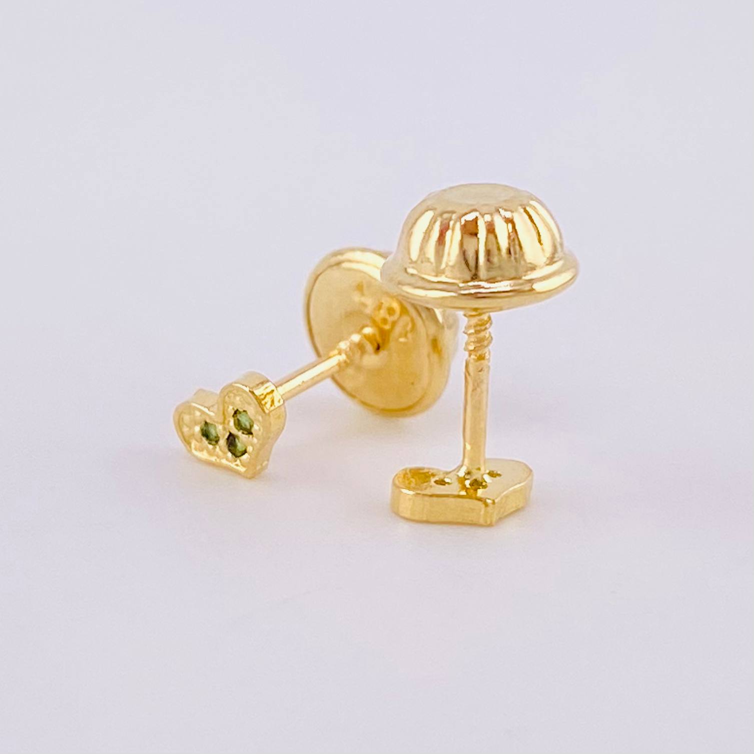 Topos Corazón 0.5g / in / 1.3mm Oro Amarillo 18K