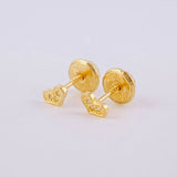 Topos Corazón 0.5g / in / 1.3mm Oro Amarillo 18K