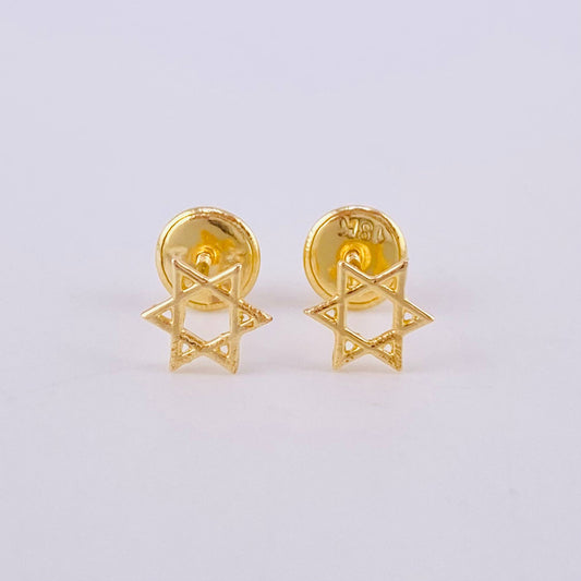 Topos Estrella de David 0.5g / in / 5.1mm Oro Amarillo 18K