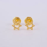 Topos Estrella De David 0.5g / in / 5.1mm Oro Amarillo 18K