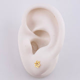 Topos Estrella De David 0.5g / in / 5.1mm Oro Amarillo 18K