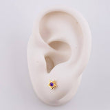 Topos Estrella 0.75g / in / 4.4mm Oro Amarillo 18K