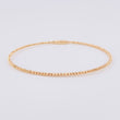 Pulso Aro Diamantado 2.75g / 7 in / 0.1mm Oro Rosa 18K