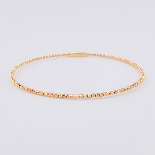 Pulso Aro Diamantado 2.75g / 7 in / 0.1mm Oro Rosa 18K