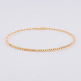 Pulso Aro Diamantado 2.75g / 7 in / 0.1mm Oro Rosa 18K