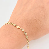 Pulso GC Diamantado 2.65g / 7 3/4 in / 2.4mm Oro Amarillo 18K
