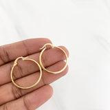 Candongas Ozy 1.8g / 2.7cm Oro Amarillo 18K