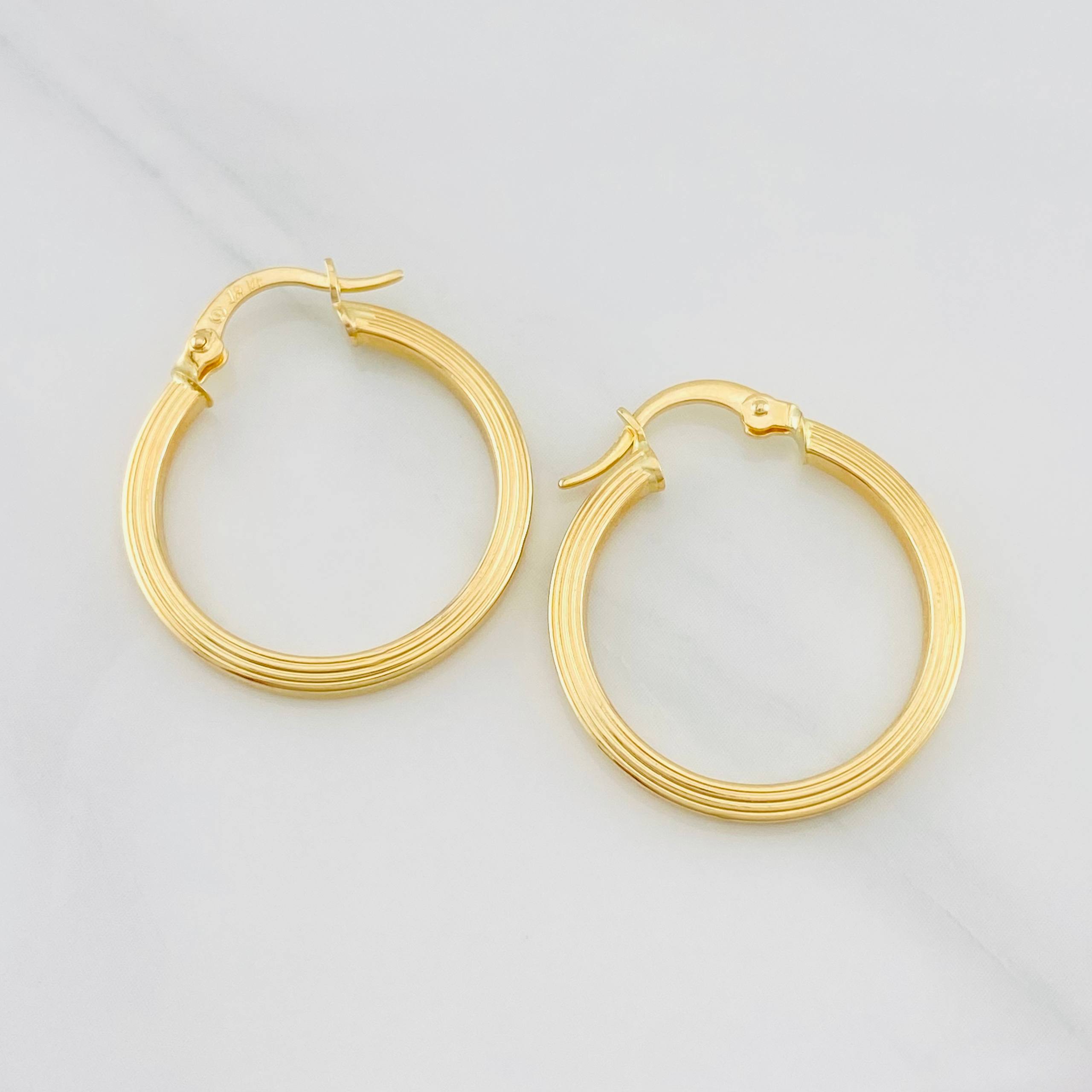 Candongas Andy 1.65g / 2.5cm Oro Amarillo 18K