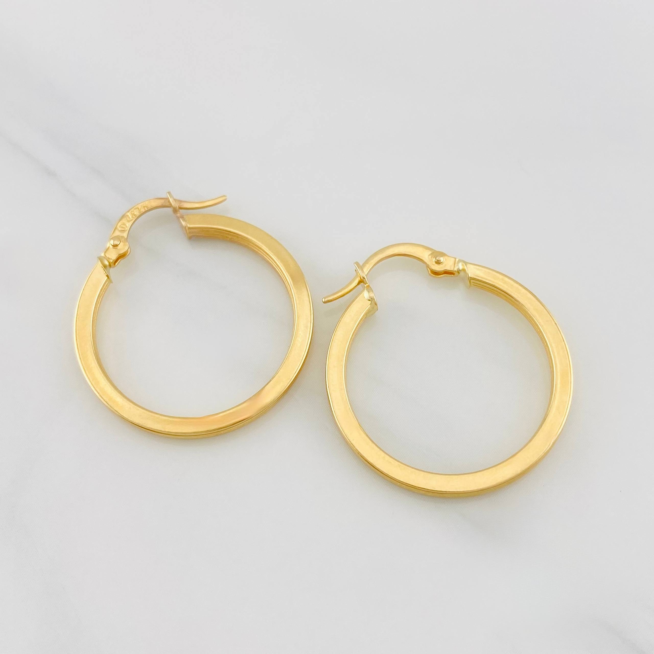 Candongas Andy 1.8g / 2.5cm Oro Amarillo 18K