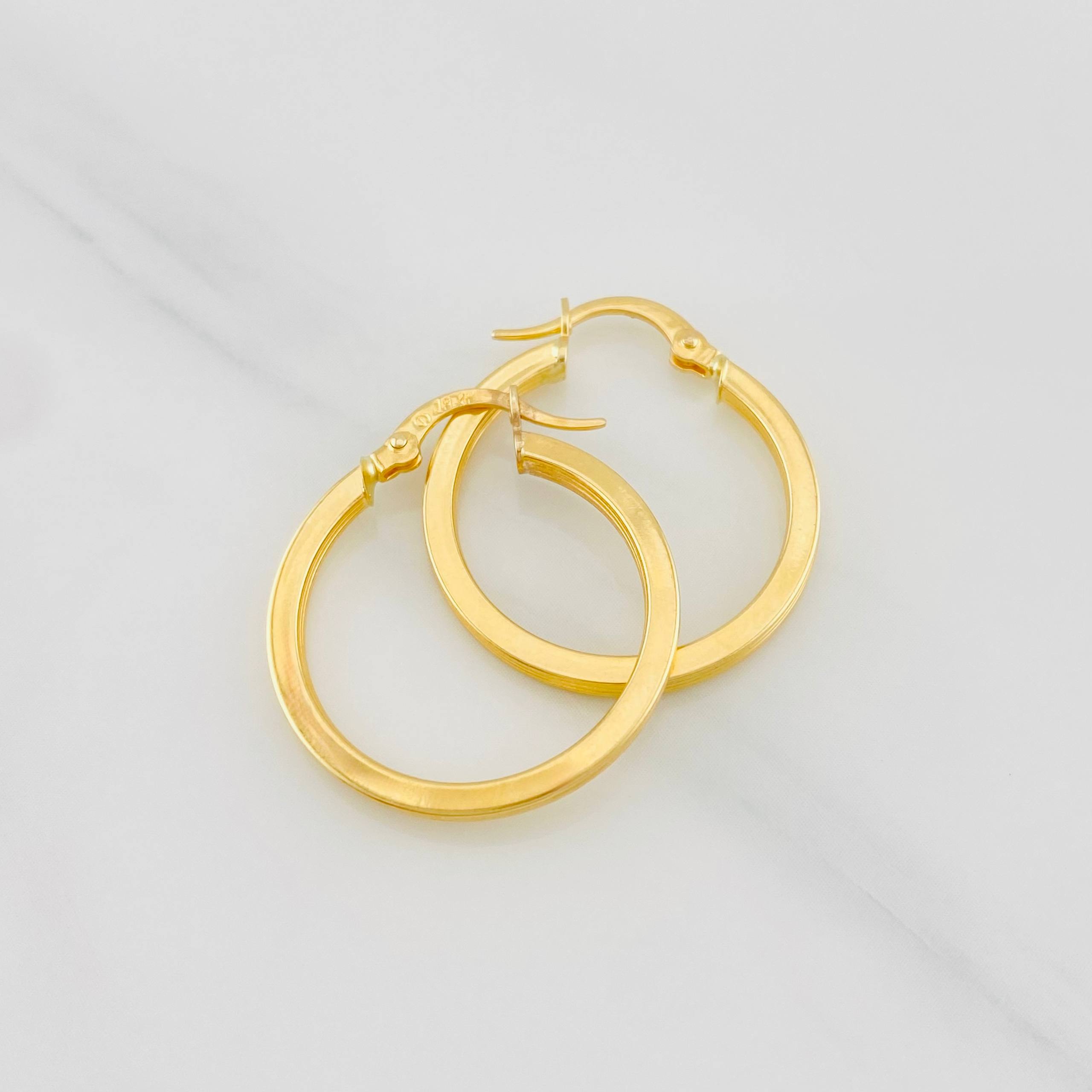 Candongas Andy 1.8g / 2.5cm Oro Amarillo 18K