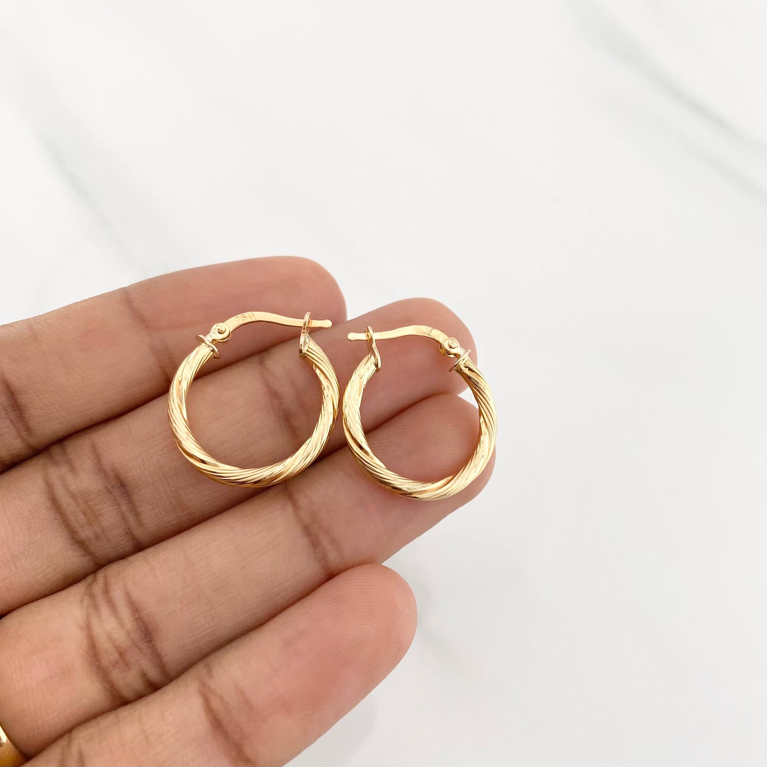 Candongas Mary 2g / 2cm Oro Amarillo 18K