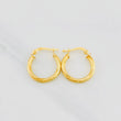 Candongas Mary 1.8g / 1.9cm Oro Amarillo 18K