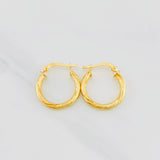 Candongas Mary 1.8g / 1.9cm Oro Amarillo 18K