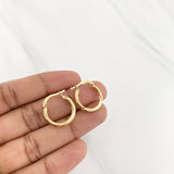 Candongas Mary 1.8g / 1.9cm Oro Amarillo 18K