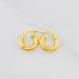 Candongas Mary 1.3g / 1.4cm Oro Amarillo 18K