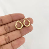 Candongas Mary 1.3g / 1.5cm Oro Amarillo 18K