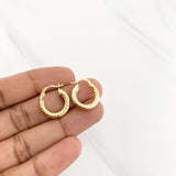 Candongas Niky 1.9g / 1.8cm Oro Amarillo 18K