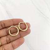 Candongas Niky 2.1g / 2.1cm Oro Amarillo 18K