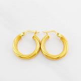 Candongas Mary 1.9g / 2cm Oro Amarillo 18K