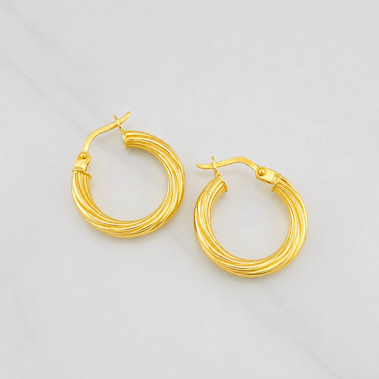 Candongas Mary 1.9g / 2cm Oro Amarillo 18K