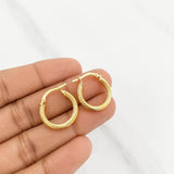 Candongas Mary 1.85g / 2cm Oro Amarillo 18K
