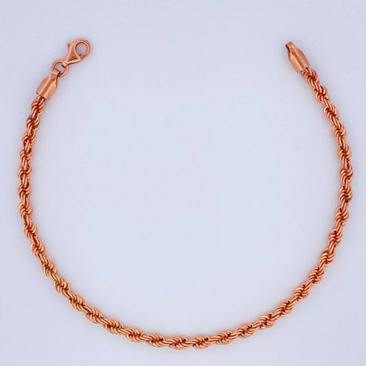 Pulso Lazo 2.8gr / 19cm / 3mm Oro Rosa +3 18K &