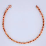 Pulso Lazo 2.8gr / 19cm / 3mm Oro Rosa +3 18K &