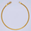 Pulso Cuabano 4gr / 21.5cm / 2.7mm Oro Amarillo +1 18K &