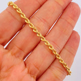 Pulso Lazo 2.9gr / 19cm / 2.8mm Oro Amarillo +3 18K &