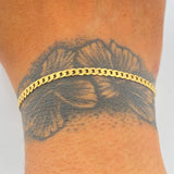 Pulso Cuabano 4gr / 21.5cm / 2.7mm Oro Amarillo +1 18K &