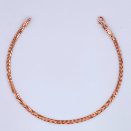 Pulso Serpiente 3.2gr / 17.6cm / 2mm Oro Amarillo +3 18K &