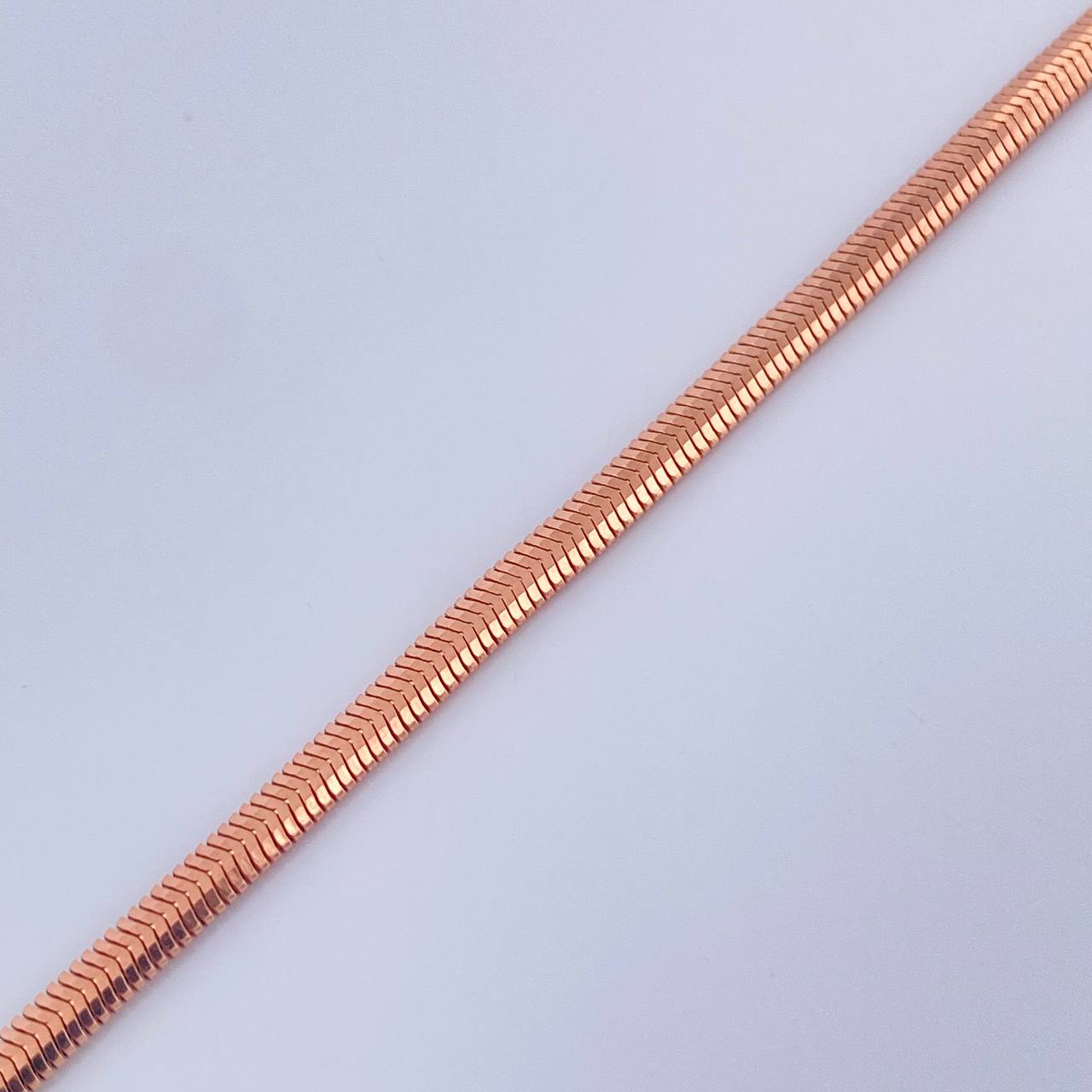 Pulso Serpiente 3.2gr / 17.6cm / 2mm Oro Amarillo +3 18K &