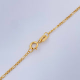 Cadena Figaro 1.1gr / 50cm / 1.1mm Oro Amarillo +1 18K &