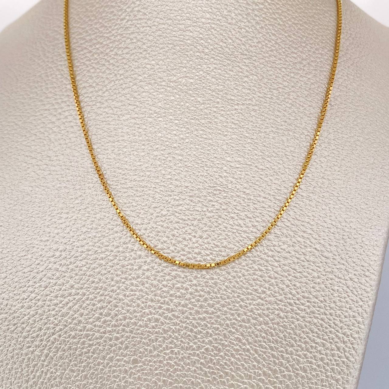 Cadena Veneciana 3.6gr / 45.4cm / 1mm Oro Amarillo +3 18K &