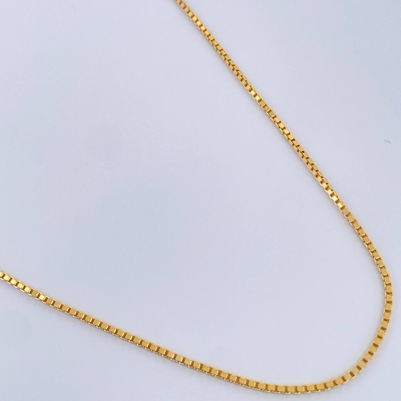 Cadena Veneciana 3.6gr / 45.4cm / 1mm Oro Amarillo +3 18K &